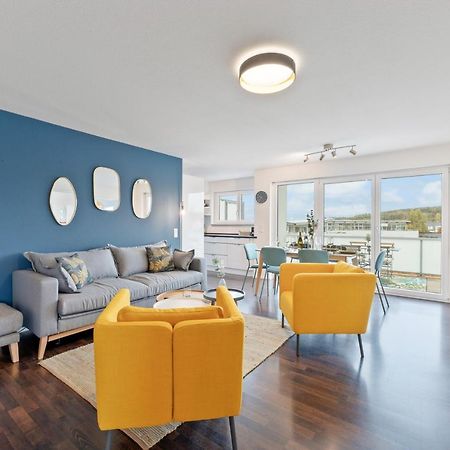 Design-Apartment - Kueche - Dachterrasse - Zentral Leinfelden-Echterdingen Bagian luar foto