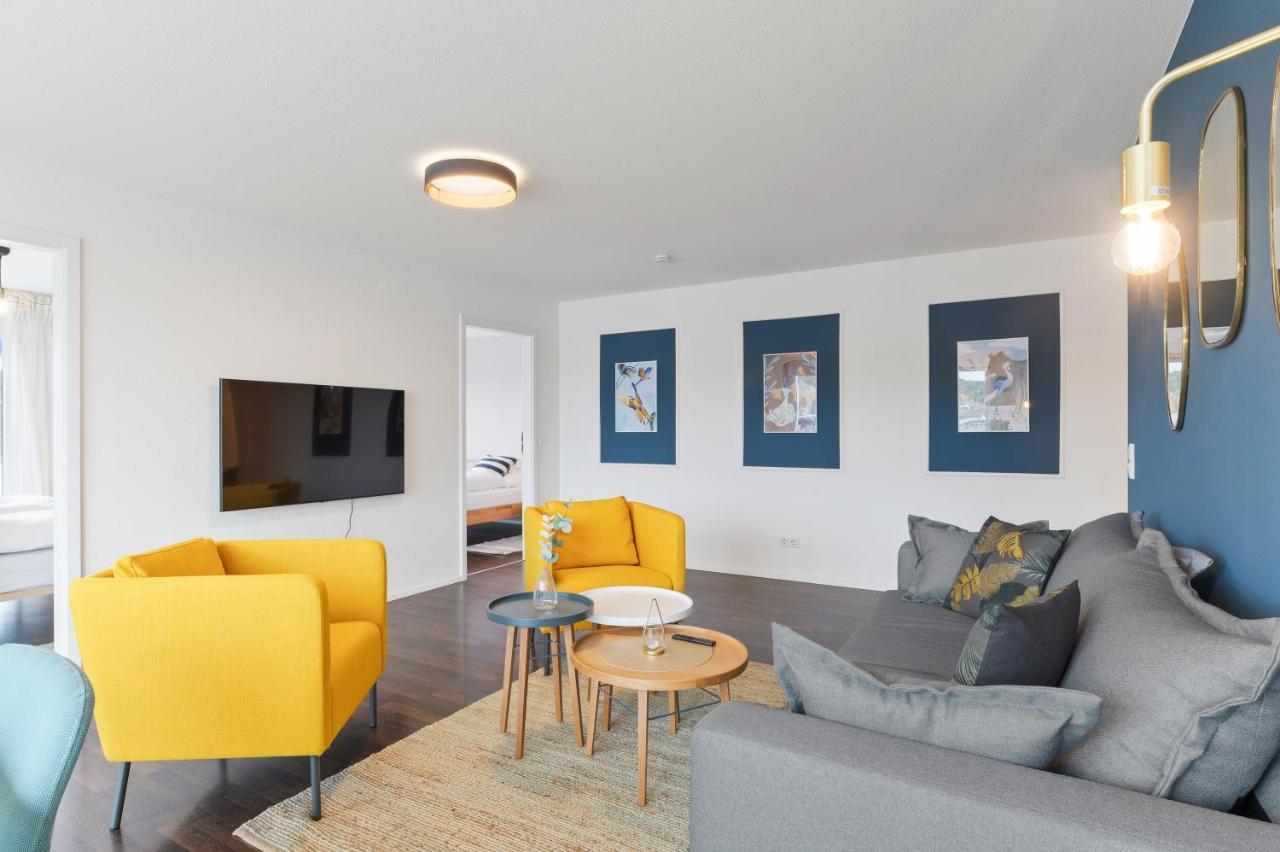 Design-Apartment - Kueche - Dachterrasse - Zentral Leinfelden-Echterdingen Bagian luar foto