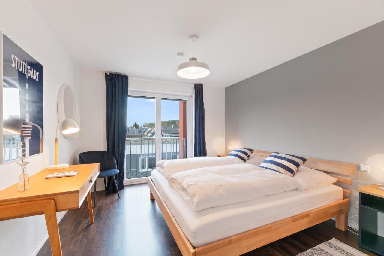 Design-Apartment - Kueche - Dachterrasse - Zentral Leinfelden-Echterdingen Bagian luar foto