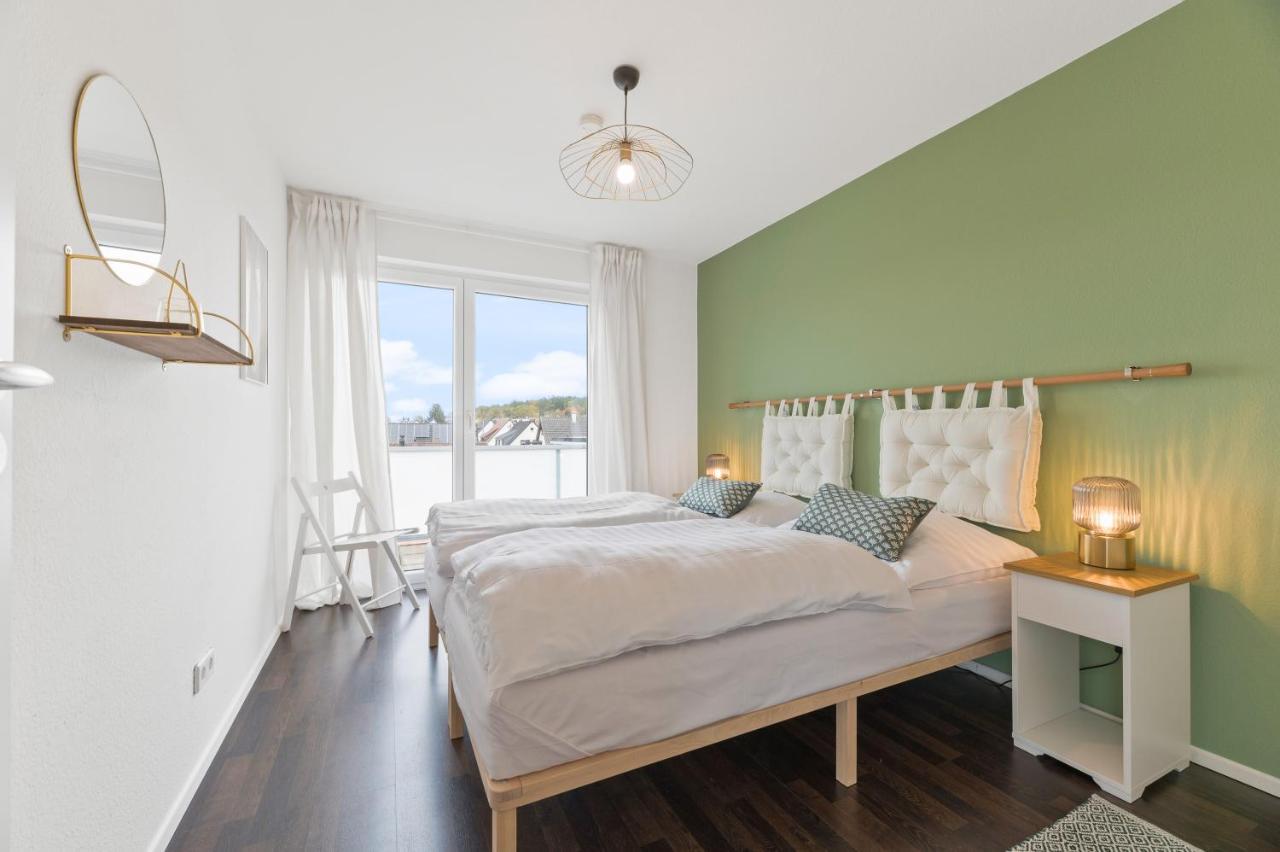 Design-Apartment - Kueche - Dachterrasse - Zentral Leinfelden-Echterdingen Bagian luar foto